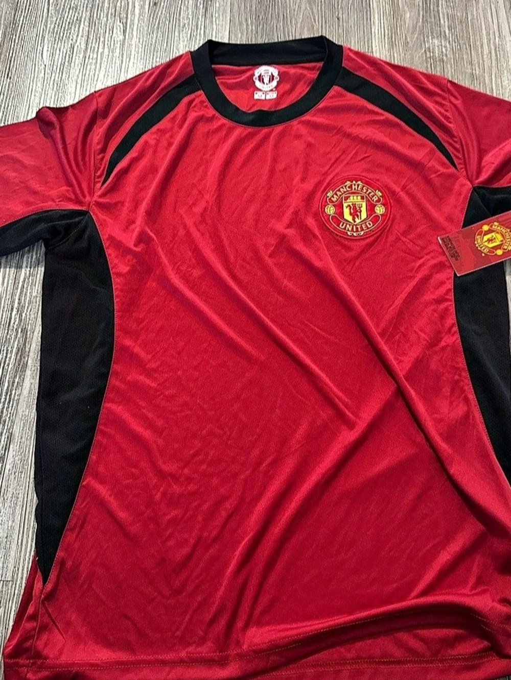 Manchester United 2006 Official Merchandise shirt Red & Black Men's Medium NWT
